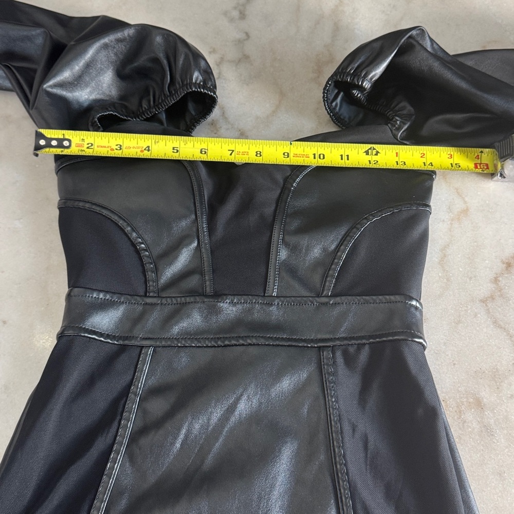 Goth glam pu dress xs small - Picture 11 of 12